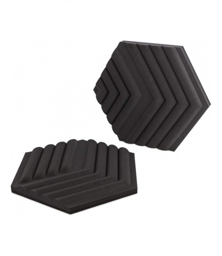 Elgato Wave Panels Extension Set (Black) - 2 acoustic treatment panels, dual density foam, proprietary EasyClick frames, modular design, easy setup and removal | 10AAK9901