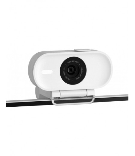 Elgato Facecam Neo Webcam, CMOS Sensor 1/2.9", Elgato AF Lens (auto focus) Optics, 26 mm (Full-Frame Equivalent) Focal Length, f/2.0 Aperture, 77° FoV, USB Type C Connection, White | 10WAE9901