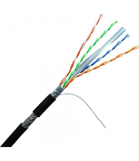 Genuine cat6 cable 305m outdoor black 23awg