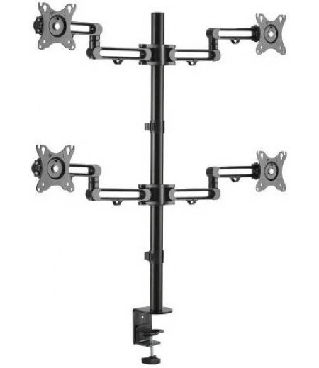 NEWSTAR QUAD MONITOR ALUMINIUM ARM STAND 91-LDT30C048