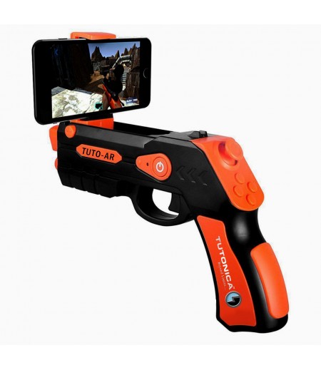 TUTONICA AR GUN 3D BLUETOOTH GAME GEAR WITH 50 ONLINE GAMES COMPATIBLE WITH ALL MOBILES AND VR