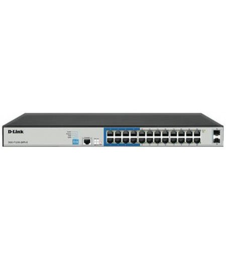 Dlink DGS-F1210-26PS-E 26 Port Switch, 10/100/1000Base-T, Long Range 250m, 400Watts PoE+