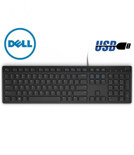 Dell Multimedia USB English and Arabic Keyboard - KB216