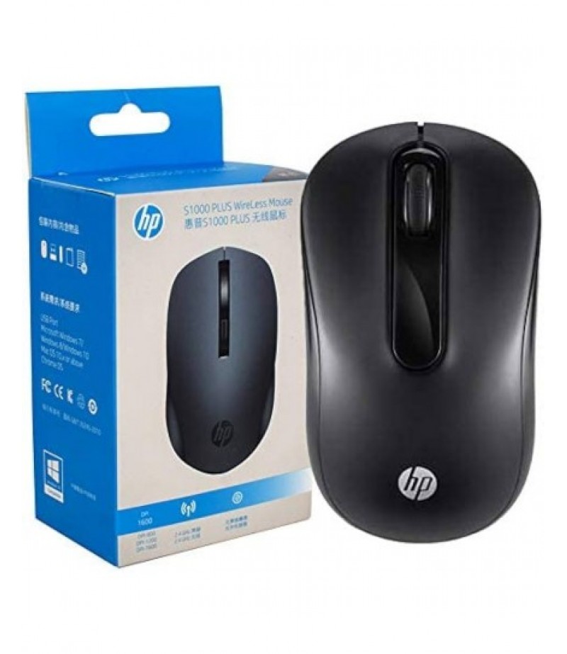 HP Wireless Mouse S1000 PLUS Black