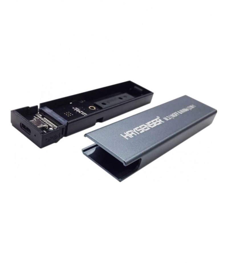 Haysenser M.2 Nvme & M.2 NGFF, M.2 SSD to USB3.1 Enclosure