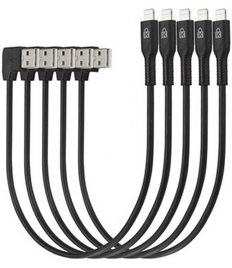 Kensington Charge & Sync Cable, Universal Tablet, USB to Lightning – 5 pack K67864WWA