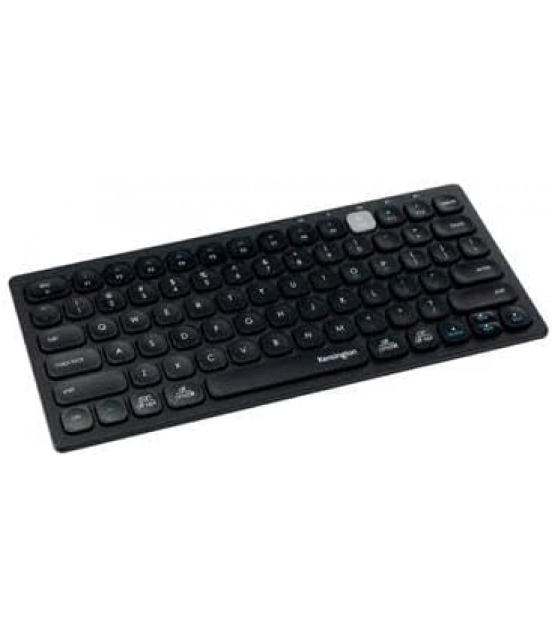 KENSINGTON COMPACT KEYBOARD. Bluethooth 3.0/5.0, Wireless ( 3 DEVICE SUPPORT) K75502AB ( BLACK )