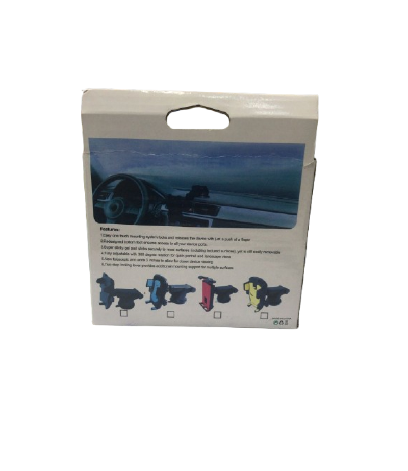 Long Neck One-Touch Car Moun