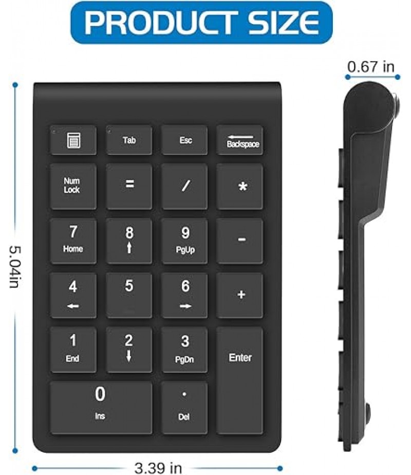 MINI NUMERIC WIRELESS KEYPAD