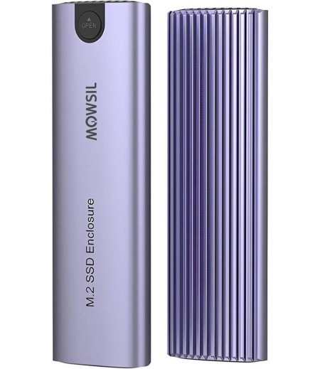 MOWSIL MOMEC M.2 SSD ENCLOSURE TYPE C WITH HUB