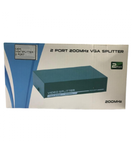 OEM VGA Splitter 2port 200MHZ