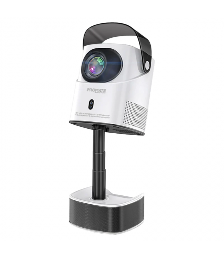 Beamer-A250.UK Wireless 4K Ultra HD DLP Projector with Built-in HiFi Speaker, 250ANSI Brightness, Motorized Height Adjustment 