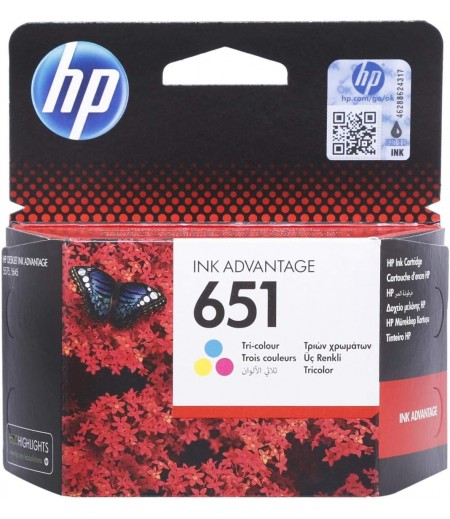 HP INK 651 COLOUR C2P11AE