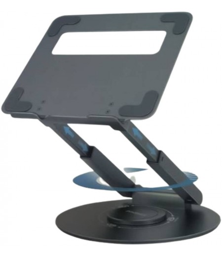 DeskMate-6 2-13.8" Height Adjustable Metallic Laptop Riser Stand