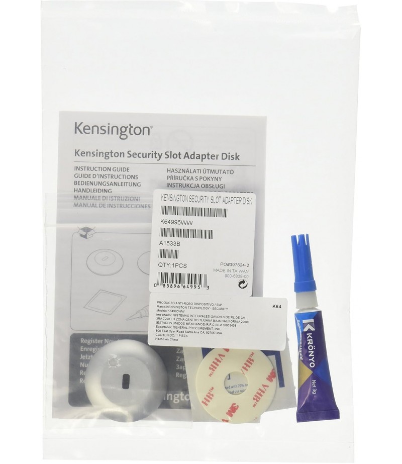 kensington Security slot Adaptor Kit K64995