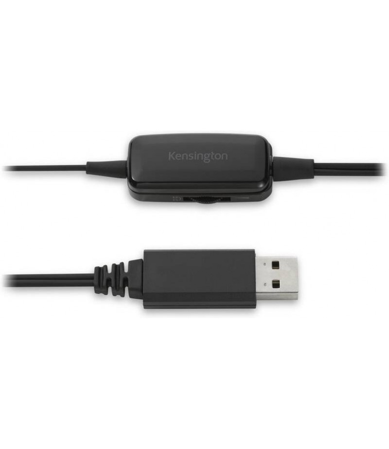 Kensington Classic USB-A Mono Headset with Mic and Volume Control K80100WW