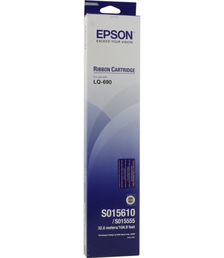 Epson S015610 LQ 690 Ribbon Cartridge