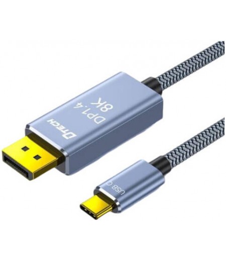 Type C to DP Cable 1.5MTR Dtech 8k Support TB-2917