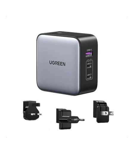 UGREEN 90409 Nexode GaN 65W USB C Charger International Travel Charger