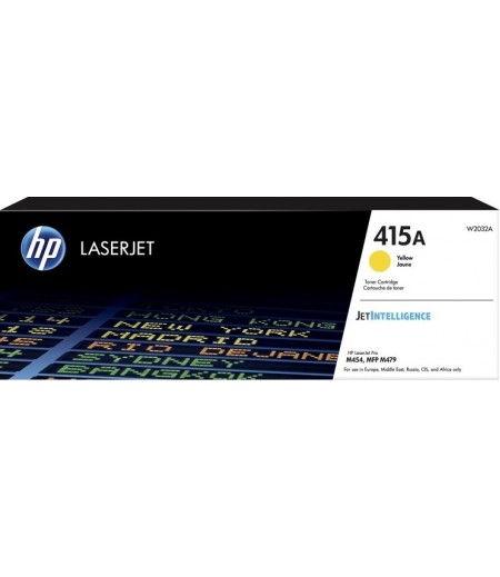 HP 415A Original LaserJet Toner Cartridge - Yellow | W2032A