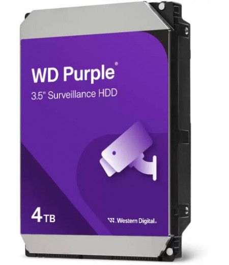 Western Digital Surveillance Hard Drive, 4TB Storage, SATA Interface, Purple WD43PURZ