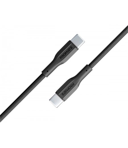 XCord-CC.Black USB-C to USB-C Data & Charge Cable, 1Meter Length