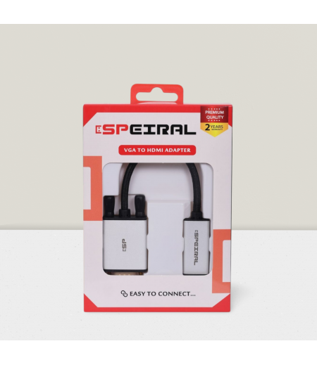 SPEIRAL VGA TO HDMI Converter Adapter Cable -SPVHA