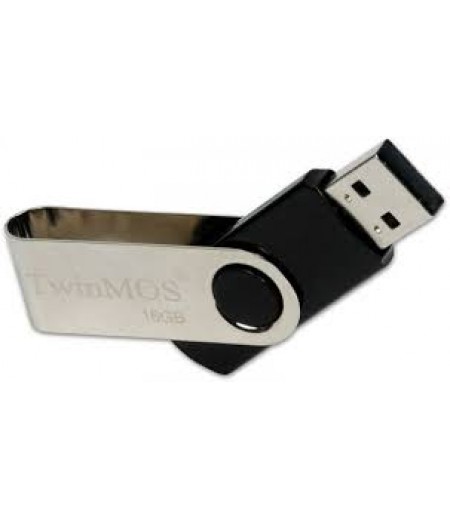 TWINMOS X2 PREMIUM USB 2.0 MOBILE DISK - 16GB, SILVER/BLACK
