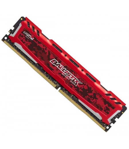 8GB Ballistix Sport LT DDR4 2400Mhz PC4-19200 UDIMM Gaming Desktop Memory