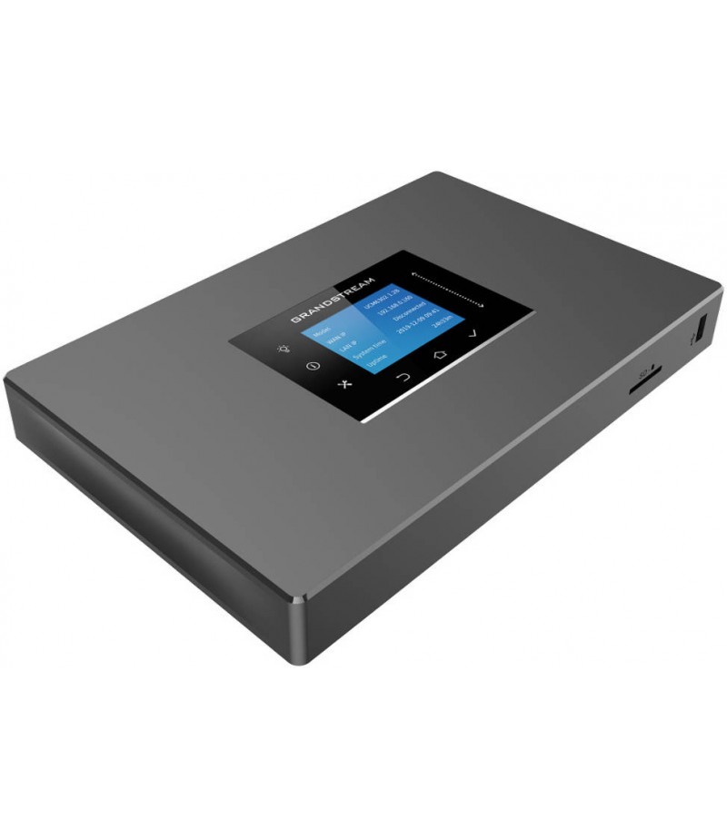 Grandstream UCM6302A IP PBX, Up to 1500 Users & 200 Concurrent Calls, Grandstream SIP Endpoints, 3 Gigabit Auto Sensing RJ45 Network Ports, Security Protection with Secure Boot, Gray | UCM6302A
