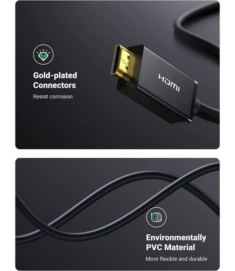 UGREEN DP Male to HDMI Male Cable 1m (Black) 10238