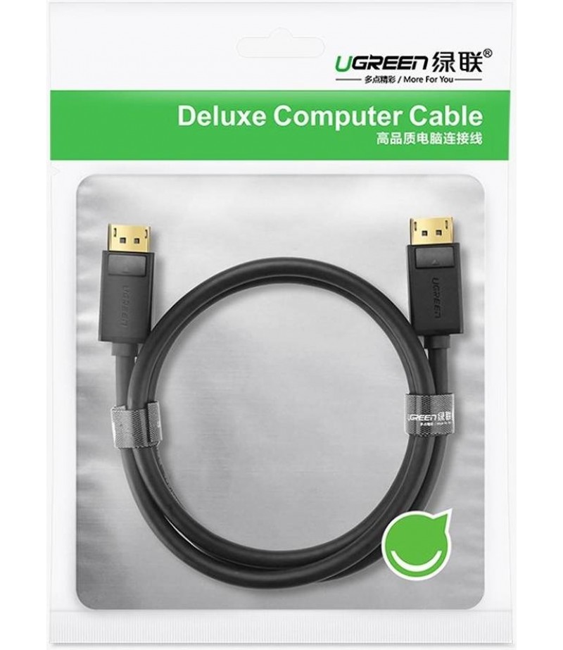 UGREEN DP Male to Male Cable 1.5m (Black) 10245