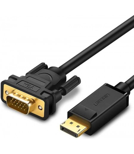UGREEN DP Male to VGA Male Cable 1.5m (Black) 10247