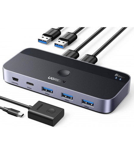 UGREEN USB 3.0 Sharing Switch 2 In 4 Out 15705