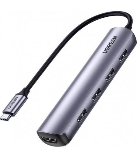 UGREEN USB-C to 4*USB 3.0+HDMI Adapter 20197