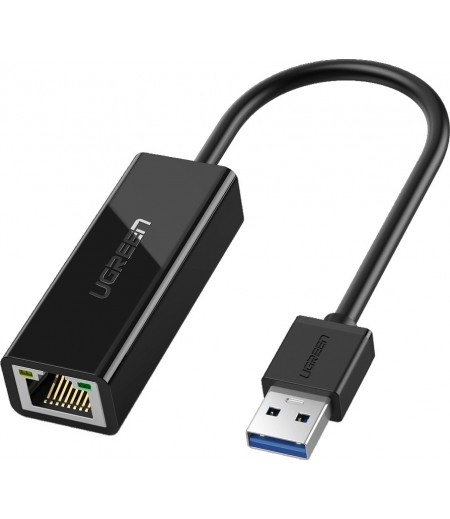 UGreen USB 3.0 to RJ45 Gigabit Ethernet Adapter Black | 20256