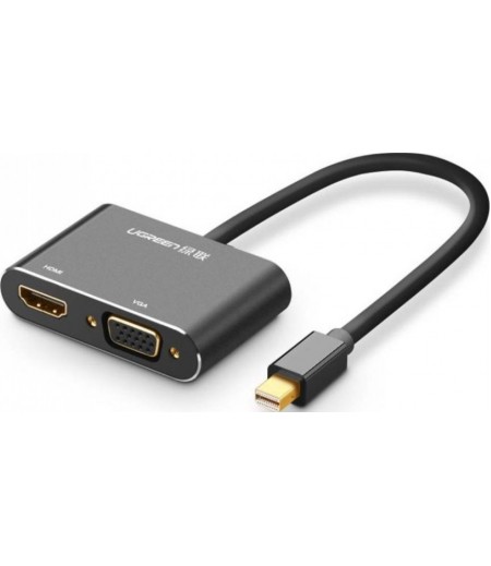 UGREEN Mini DP to HDMI + VGA Converter (Black) 20422