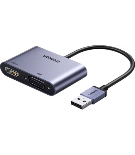 UGREEN USB 3.0 to HDMI+VGA Card 1080P 20518