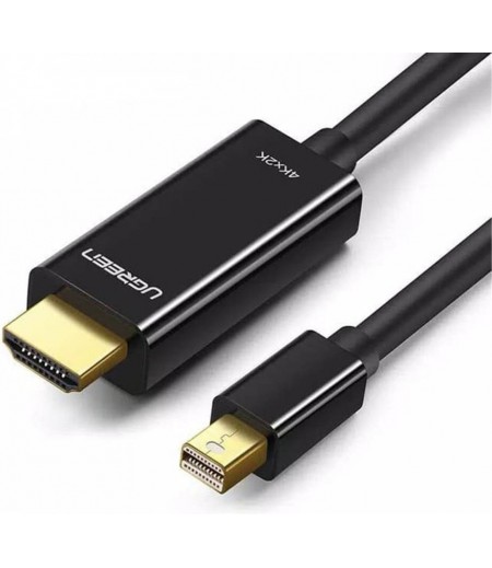 UGREEN Mini DP Male to HDMI Cable 4K 1.5m (Black) 20848