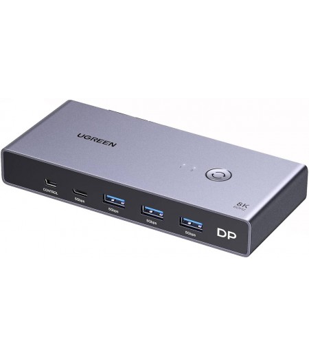 UGREEN DisplayPort KVM Switch 2 In 1 Out 25962