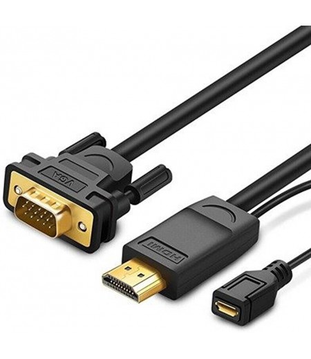 UGREEN HDMI to VGA Converter Cable 1.5m (Black) 30449