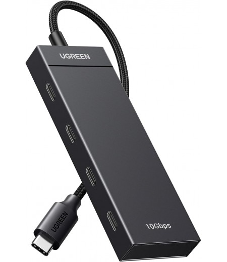 UGREEN USB C Hub 10Gbps, 4 Type C 3.2 Gen 2 Ports Adapter High-Speed USB Hub Multiport Adapter 35584