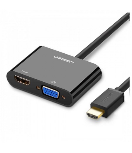 UGREEN HDMI to VGA + HDMI Converter 40744