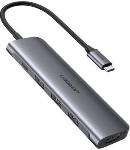 UGREEN USB Type C to HDMI + USB 3.0*3 + PD Power Converter 50209