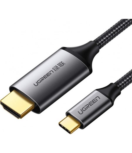UGREEN USB-C to HDMI Male to Male Cable Aluminum Shell 1.5m (Gray Black) 50570