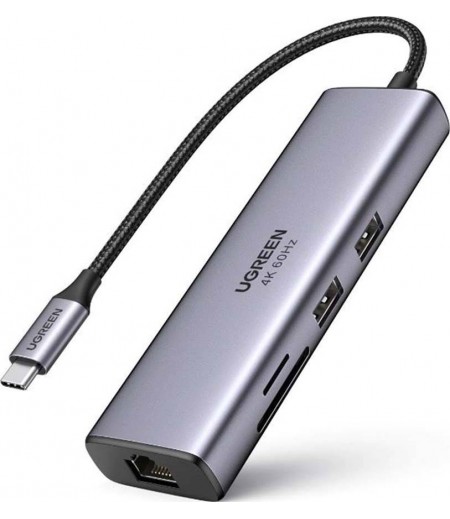 UGREEN USB-C Multifunction Adapter with Ethernet Interface ( 7 in 1 hub) 60515