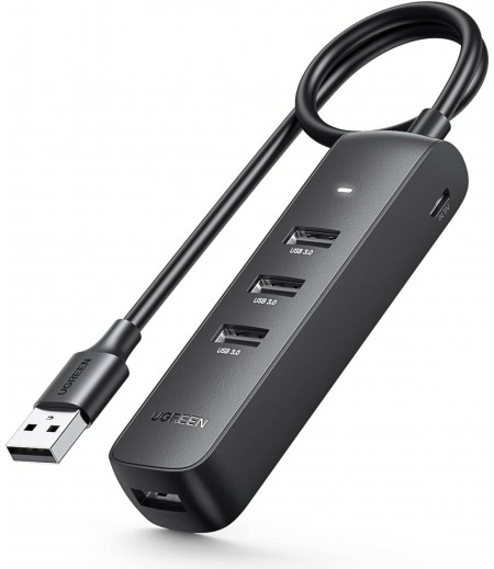 UGREEN USB 3.0 4-Port Hub 1m (Black) 80657