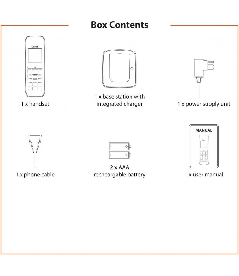 GIGASET A270 CORDLESS PHONE