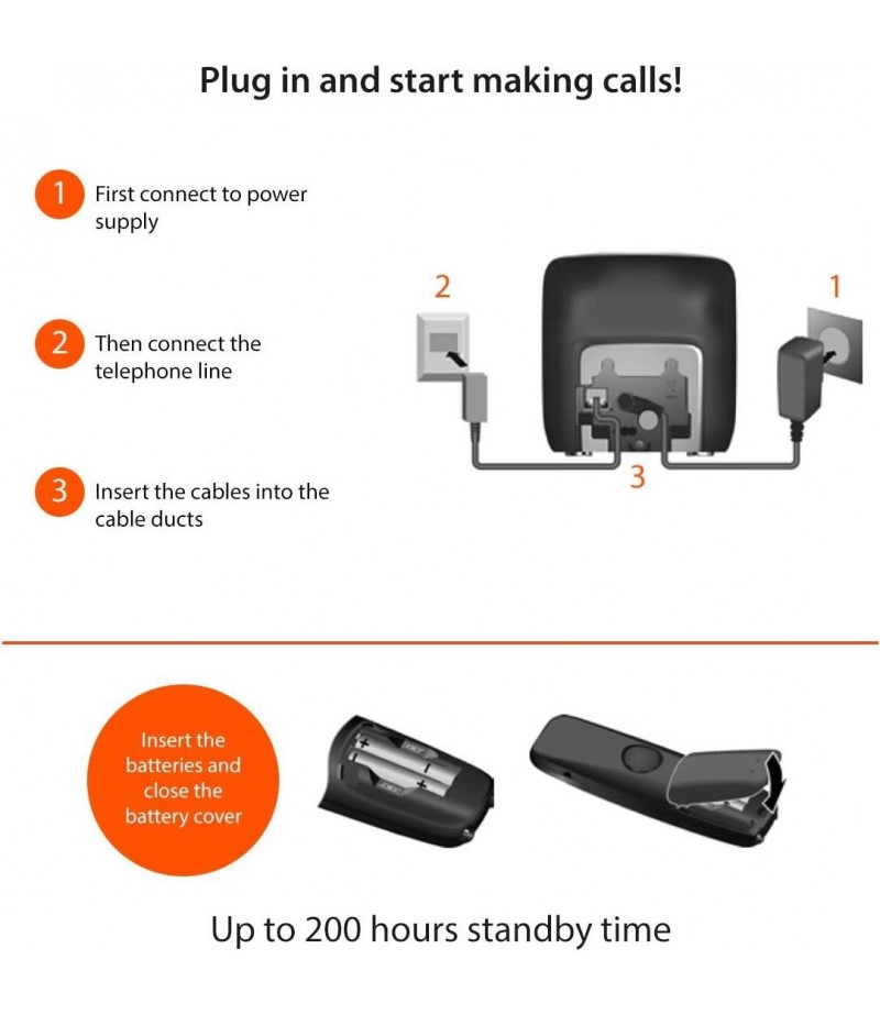 GIGASET A270 CORDLESS PHONE