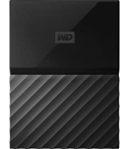 WD - My Passport 4TB External USB 3.0 Portable Hard Drive - Black Model: WDBYFT0040BBK-WESN